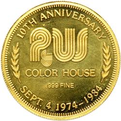 China. Gold Medal, 1984. BU