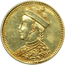 Tibet. Fantasy Gold 1/2 Rupee, (1904-1912). VF