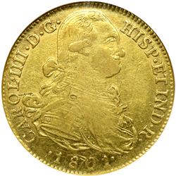 Colombia. 8 Escudos, 1801-NR JJ. ANACS VF30