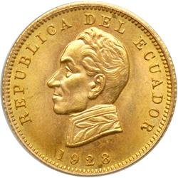 Ecuador. Condor, 1928. PCGS MS65