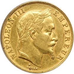 France. 50 Francs, 1866-A. PCGS EF45