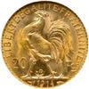 Image 2 : France. 20 Francs, 1914. NGC MS66