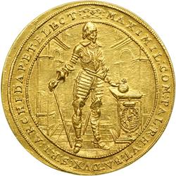 German States - Bavaria. 5 Ducats, 1640. NGC AU55