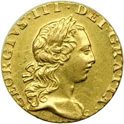 Great Britain. Quarter Guinea, 1762. NGC AU