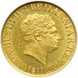 Great Britain. Sovereign, 1817. NGC MS61