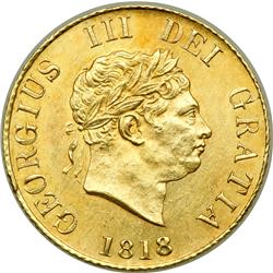Great Britain. Half Sovereign, 1818. NGC MS63