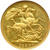 Image 2 : Great Britain. Sovereign, 1887. NGC MS62