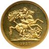 Image 2 : Great Britain. 5 Pounds, 1937. NGC PF63