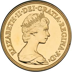 Great Britain. 5 Pounds, 1984. BU