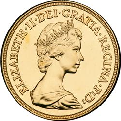 Great Britain. 5 Pounds, 1984. BU