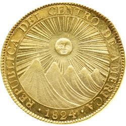 1058- Guatemala - Central American Republic. 8 Escudos,