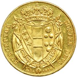 Italian States - Tuscany. 80 Florins or 200 Paoli, 1828. PCGS AU58