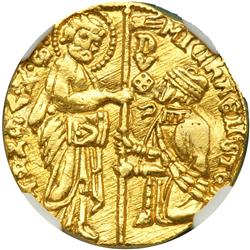 Italian States - Venice. Ducat, ND. NGC AU58