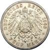 Image 2 : German States - Saxe-Weimar-Eisenach. 5 Mark, 1903-A. AU