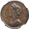 Image 1 : Great Britain. Farthing, 1736. NGC AU55