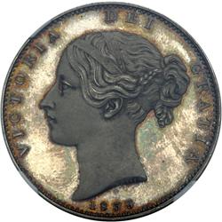 Great Britain. Proof Crown, 1839. NGC PF64