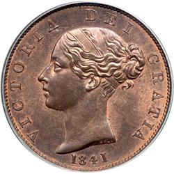 Great Britain. 1/2 Penny, 1841. PCGS MS65