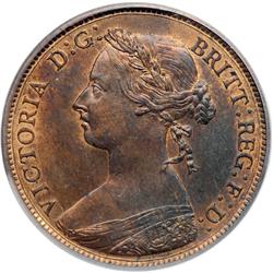 Great Britain. 1/2 Penny, 1882-H. PCGS MS63