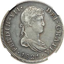 Guatemala. 4 Reales, 1821-NG M. NGC VF