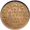 Image 2 : British India. 1/4 Anna, 1919-C