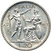 Image 2 : Italy. 20 Lire, 1927 (Year 5). NGC MS61