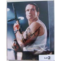 Arnold Swarzeneggar Signed Photo