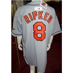 Cal Ripken Jr. Signed Orioles Jersey.