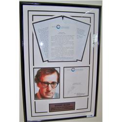 Woody Allen Signed Production Notes.