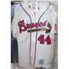 Image 1 : Hank Aaron Signed Atlanta Braves Jersey.