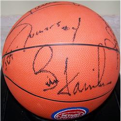'89-'90 World Champ Detroit Pistons Signed Basketball.