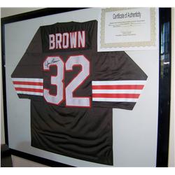 Jim Brown Signed Browns Jersey.
