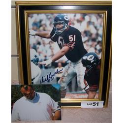 Dick Butkus Handsigned Photograph.