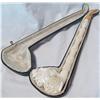 Image 2 : Intricately Hand Carved Vintage Meerschaum Pipe, 13" with custom case. Unused.