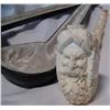 Image 3 : Intricately Hand Carved Vintage Meerschaum Pipe, 13" with custom case. Unused.