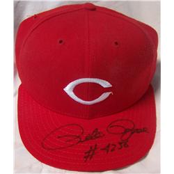 Pete Rose Signed Reds Baseball Hat. #4238.