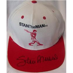 Stan Musial Handsigned Stan the Man Inc. Baseball Hat.