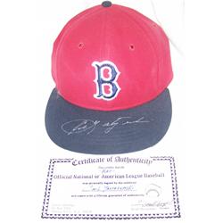 Carl Yastrzemski Handsigned Hat. w/ COA.