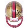 Image 3 : Multi Signed 49ers Mini Helmet. Includes: John Taylor, Guy McIntyre, and Wendell Tyler.