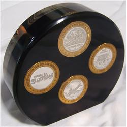 8 Encased .999 Silver Fiesta Casino Strikes.