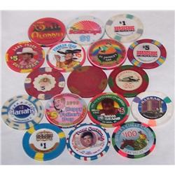 (17X The Bid) Casino Chips. Some Rare Pieces.