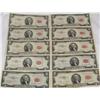 Image 1 : (10X The Bid) $2 US Notes. Choice Cond. Red Seal Series 1953.