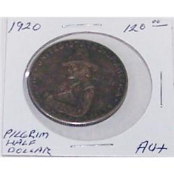1920 US Pilgrim Commemorative Half. AU+