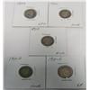 Image 1 : (5X The Bid) Barber Dimes. Fine-XF. 1899, 1906, 1910, 1911-D, 1911-D.