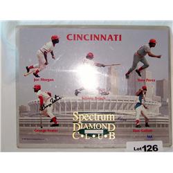 JOHNNY BENCH & GEORGE FOSTER  SIGNED LMTD ED. 23/100  CINCINNATI REDS 1993 PROMOTIONAL PICTURE