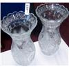 Image 1 : 2 pc. Crystal Vases