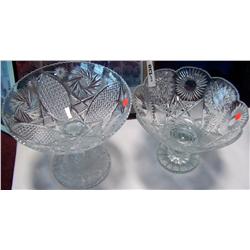 2 pc. Crystal Bowls.