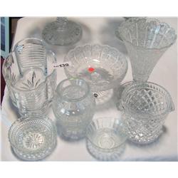 7 pc. Crystal Lot. Some Bohemian.