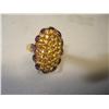 Image 1 : 10K Gold Citrene and Amethyst Stone Ring