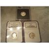 Image 1 : 3 Graded Jefferson Nickels