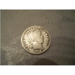 1912-D Silver Barber Dime